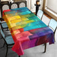 Colourful Bark Rectangle Tablecloth