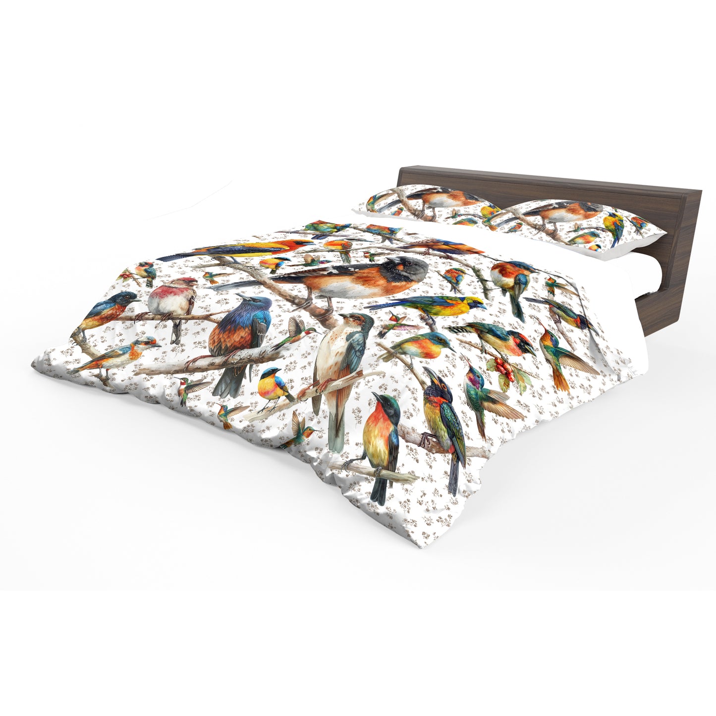 Colourful Bird Species Duvet Cover Set By Mark van Vuuren
