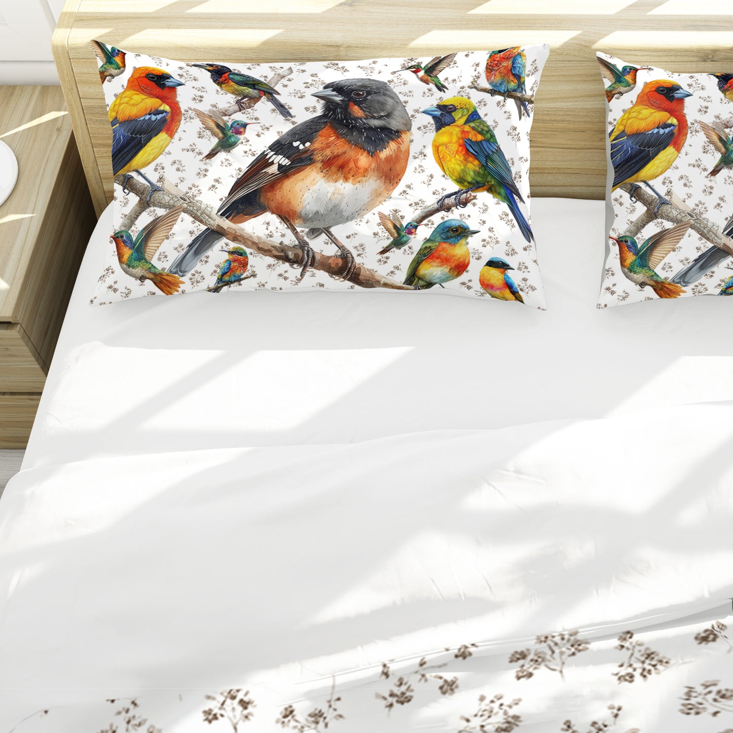 Colourful Bird Species Duvet Cover Set By Mark van Vuuren