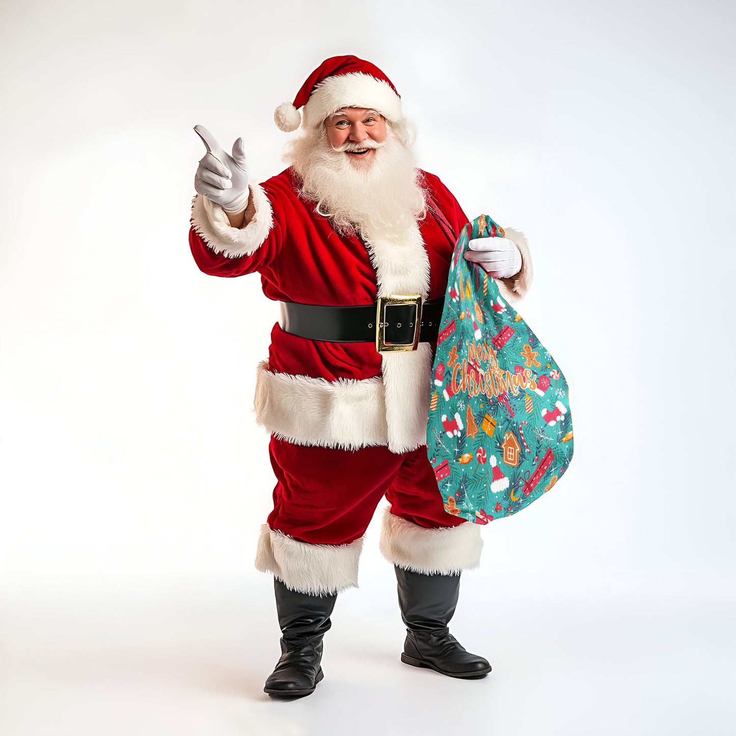Colourful Christmas Gift Bag (Set of 2)