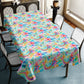 Colourful Curls Rectangle Tablecloth