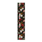 Colourful Floral on Black Table Runner