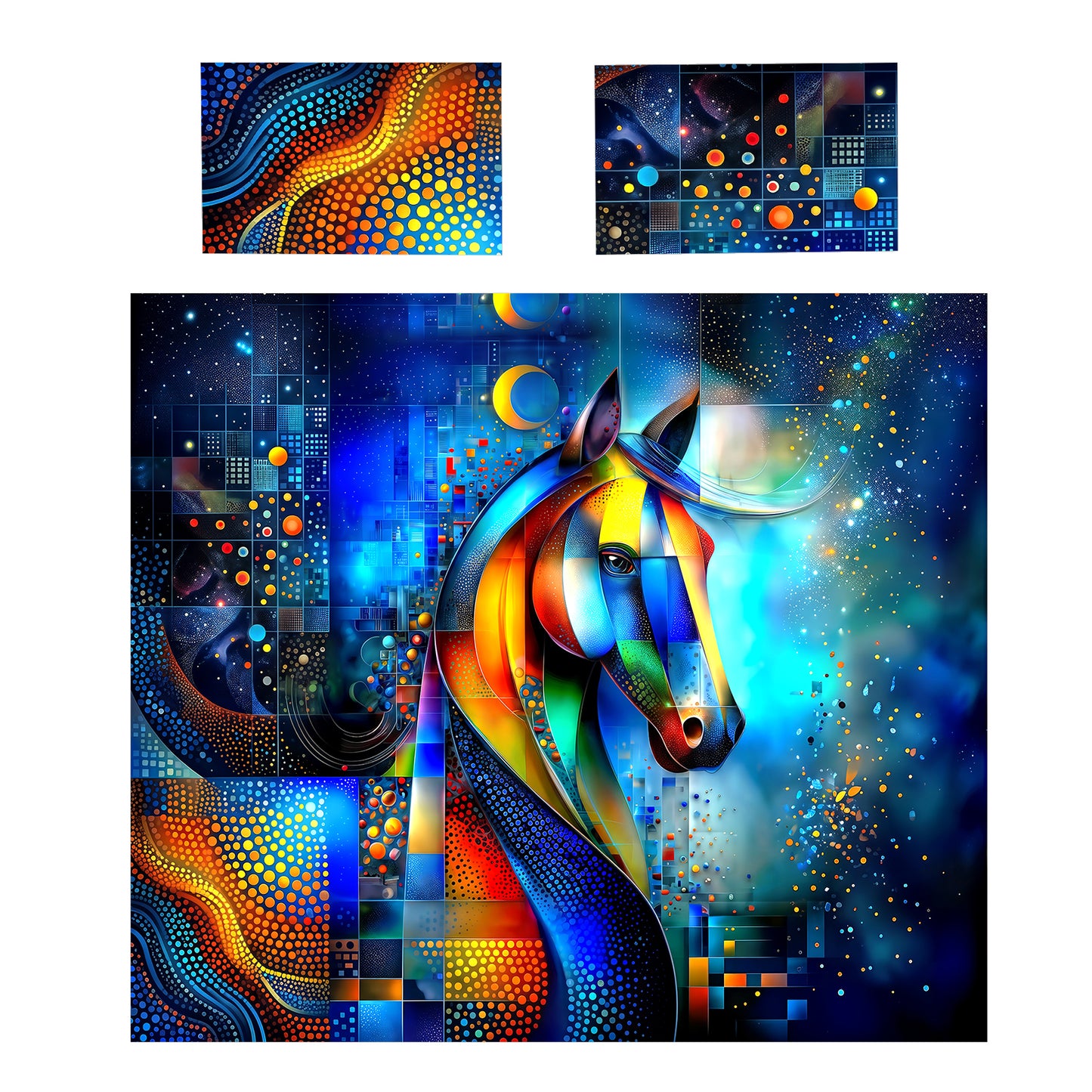 Colourful Gallops Duvet Cover Set