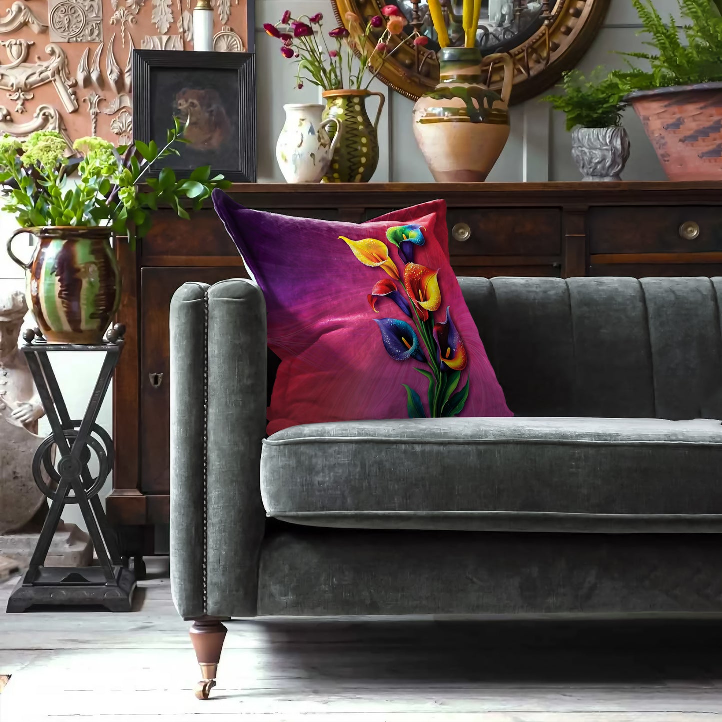 Colourful Lilies Exclusive Range Cushions