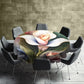 Colourful Lily Round Tablecloth