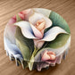 Colourful Lily Round Tablecloth