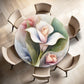 Colourful Lily Round Tablecloth