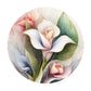 Colourful Lily Round Tablecloth
