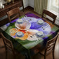 Colourful Pansy Square Tablecloth by Annette Heymans