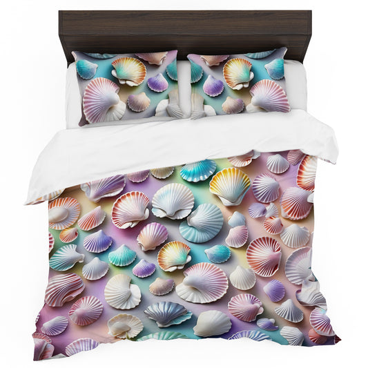 Colourful Seashells Duvet Cover Set
