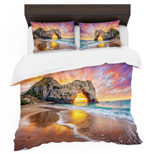 Colourful Splash Beach Duvet Cover Set