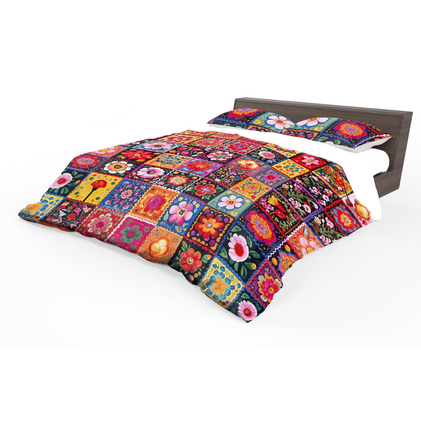 Colourful Squares Duvet Cover Set