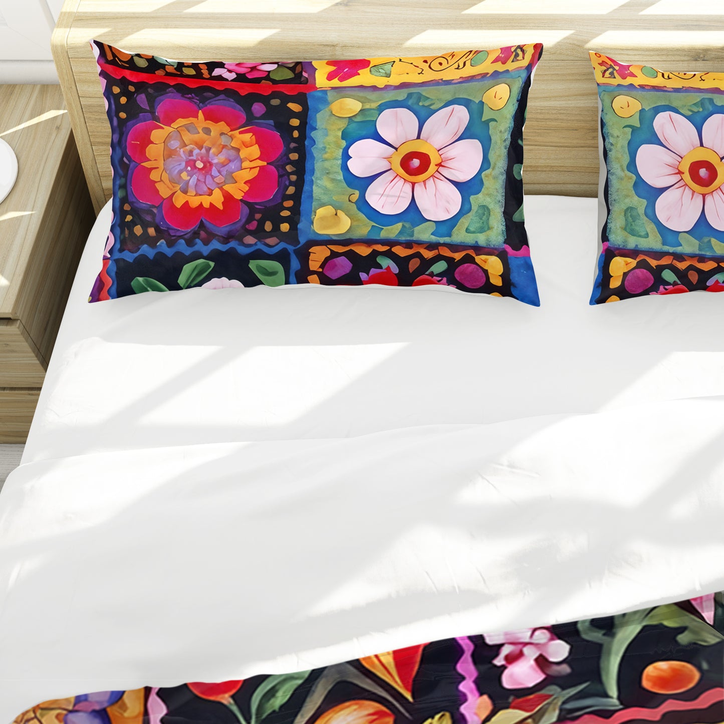 Colourful Squares Duvet Cover Set