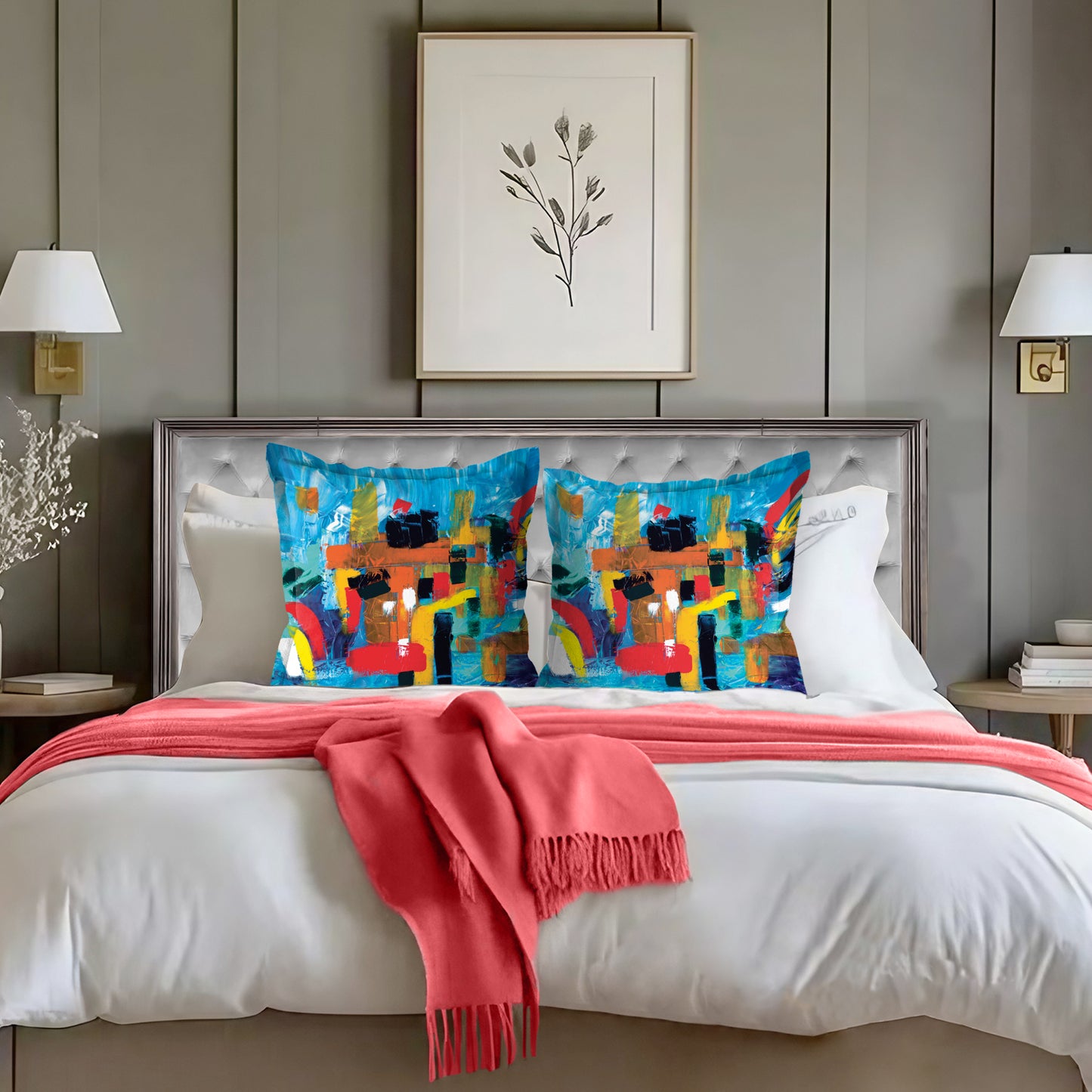 Colourful Strokes Exclusive Range Cushions