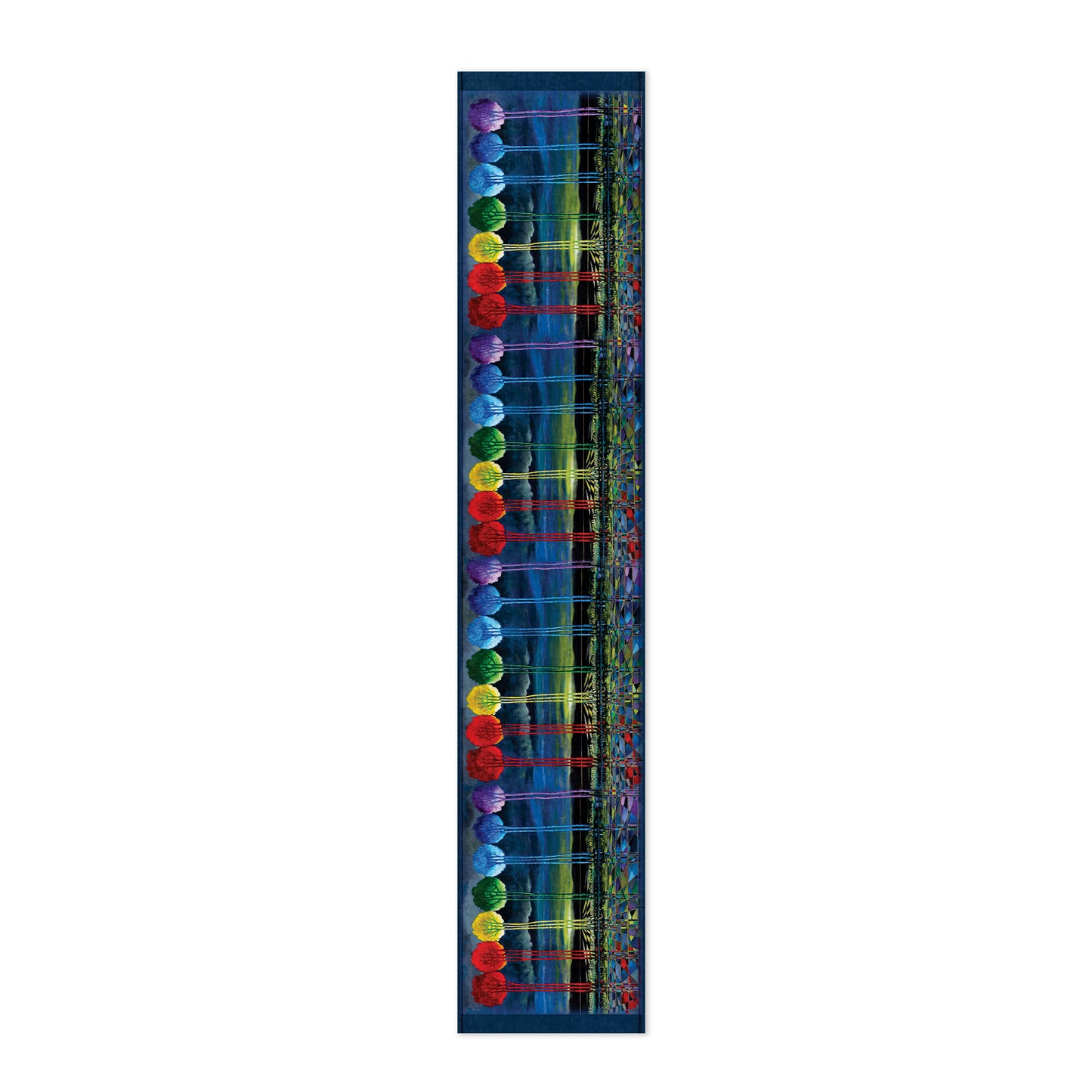 Colourful Trees Table Runner