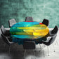 Colourful Bark Round Tablecloth
