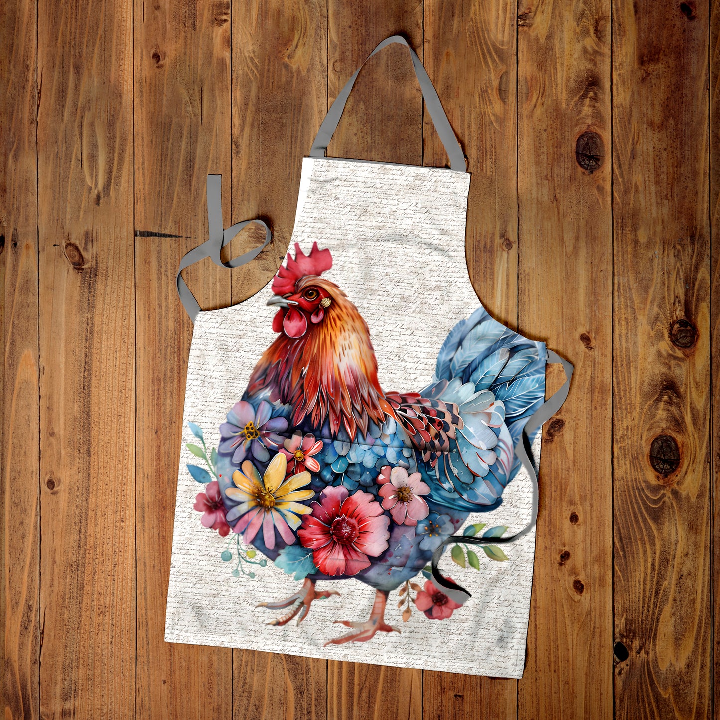 Colourfull Chicken Apron by Mark van Vuuren