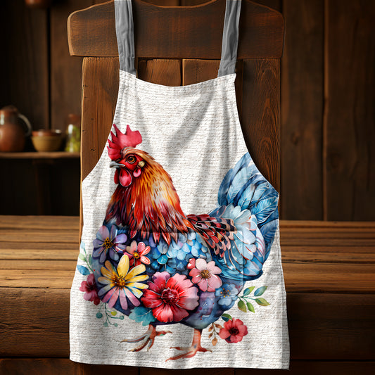 Colourfull Chicken Apron by Mark van Vuuren