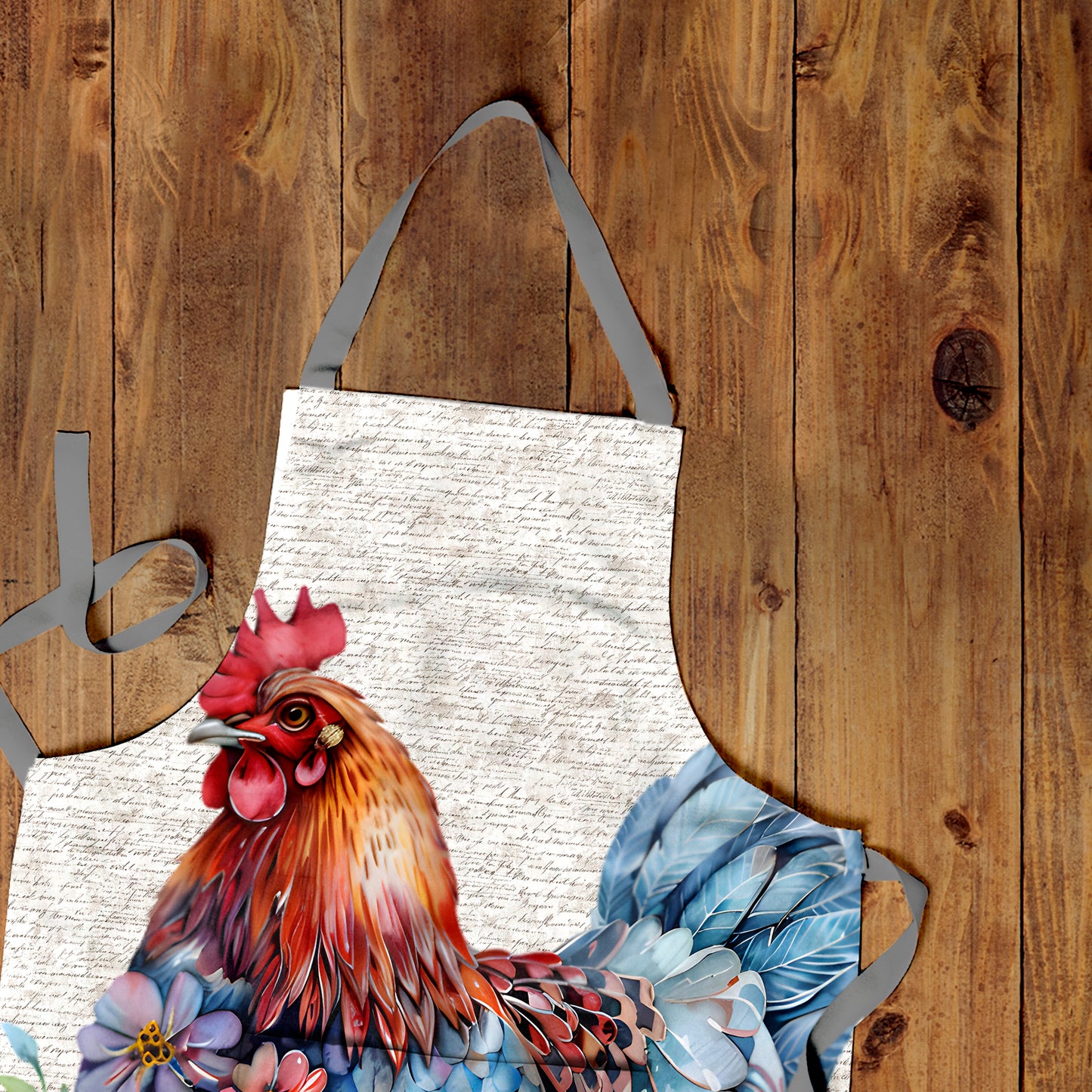 Colourfull Chicken Apron by Mark van Vuuren