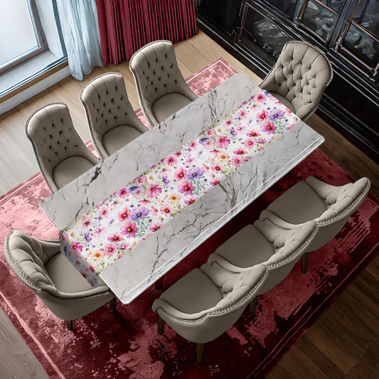 Colourfull Cosmos Table Runner by Mark van Vuuren