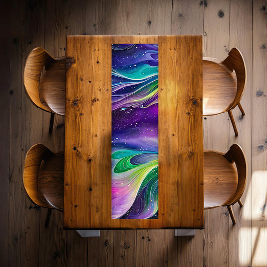 Colour in Space 160cm Table Runner
