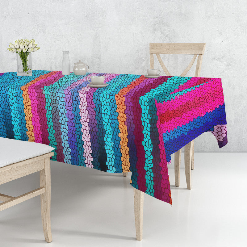 Colours Of Mosaic Rectangle Tablecloth