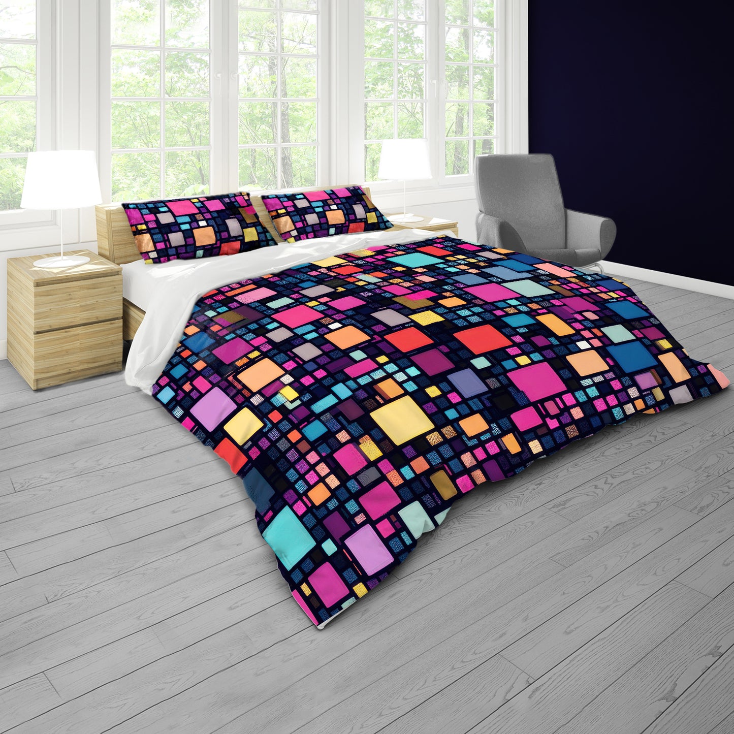 Colours Of Shapes Duvet Cover Set