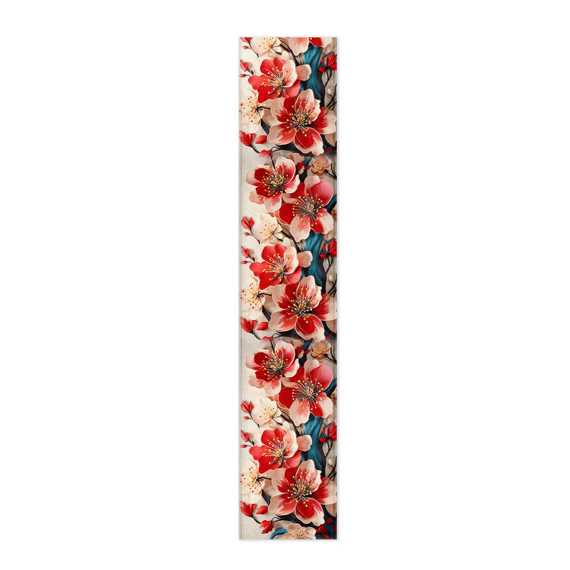 Continuous Red Table Runner