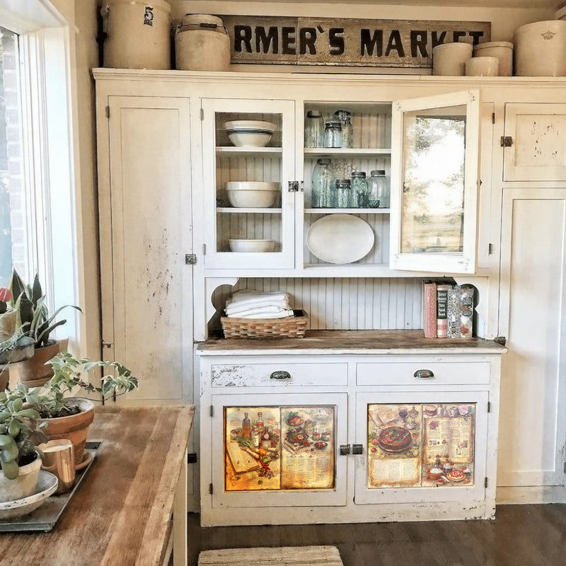 Cookbook Cake Decoupage 800mm x 600mm