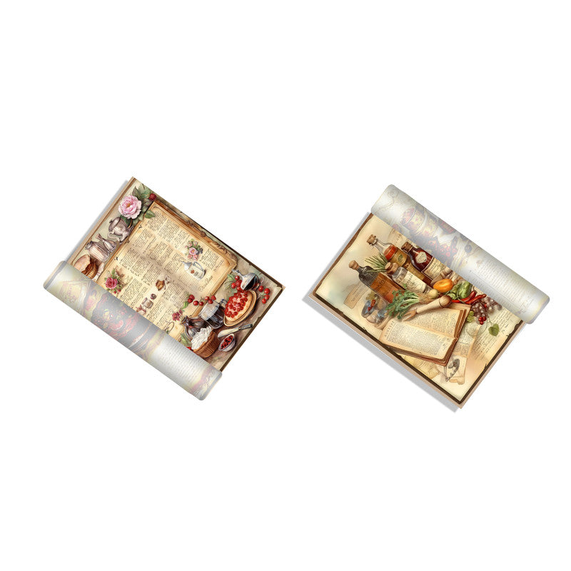 Cookbook Cake Decoupage 800mm x 600mm