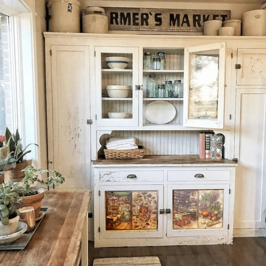 Cookbook Pumpkin Decoupage 800mm x 600mm