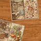 Cookbook Pumpkin Decoupage 800mm x 600mm