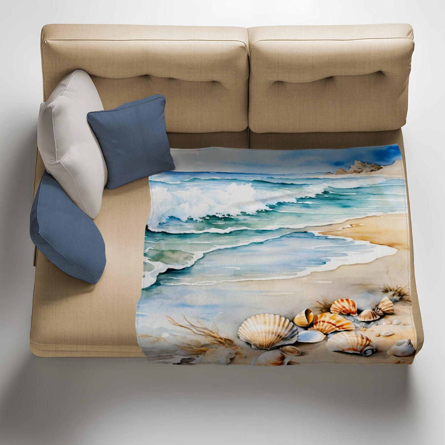 Cool Waves Light Weight Fleece Blanket