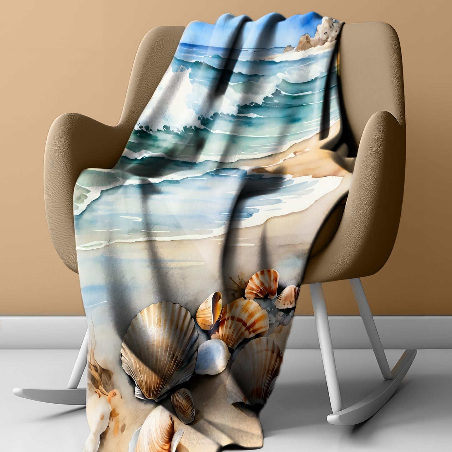 Cool Waves Light Weight Fleece Blanket