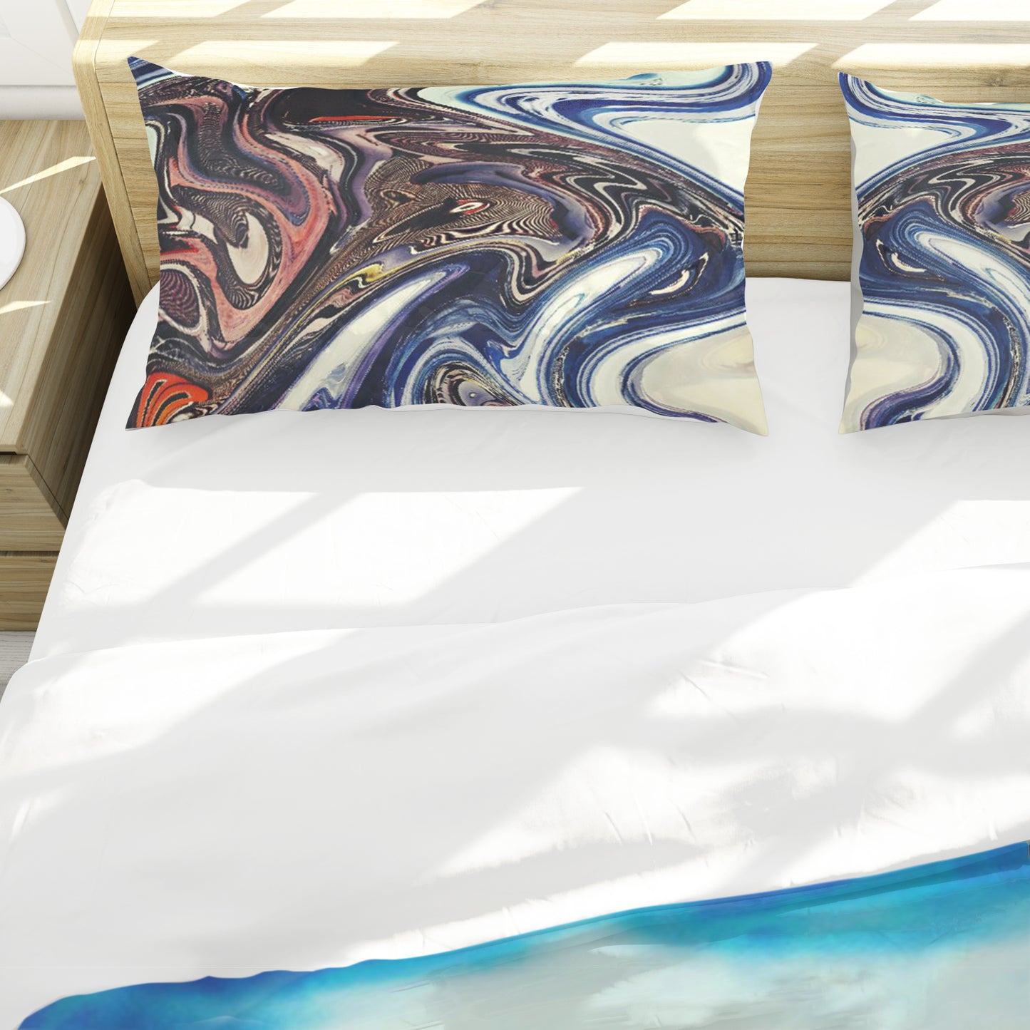 Copper Spiral Duvet Cover Set
