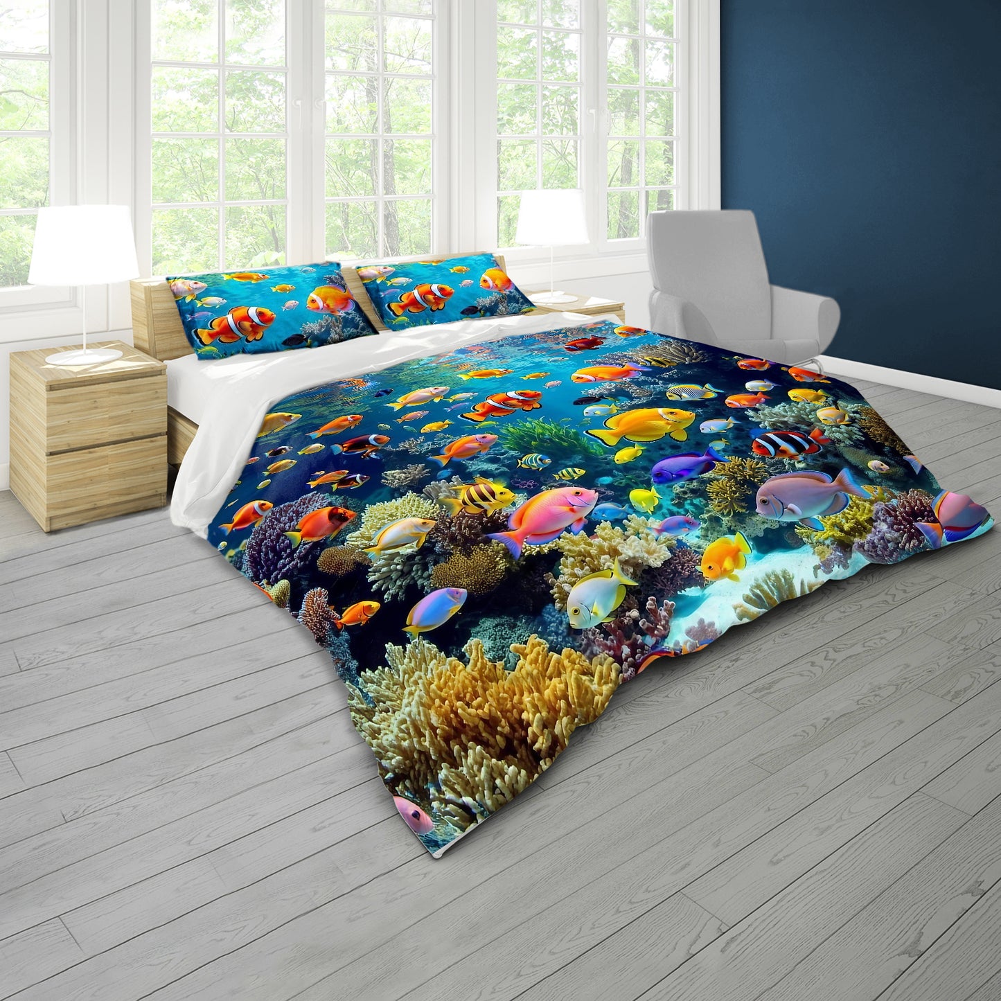 Coral Reef Carnival Duvet Cover Set