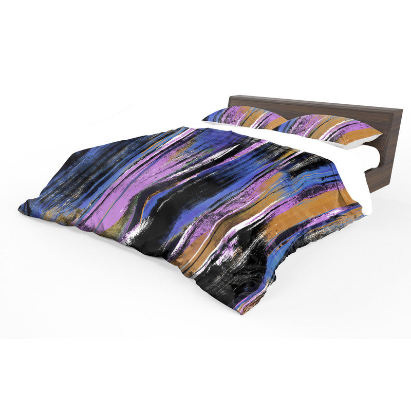 Corroded Purple Whispers Duvet Cover Set