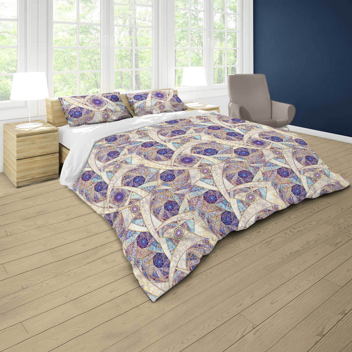 Cosmic Swirl Duvet Cover Set