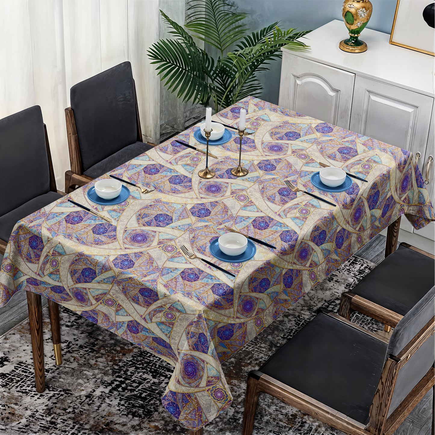Cosmic Swirl Rectangle Tablecloth