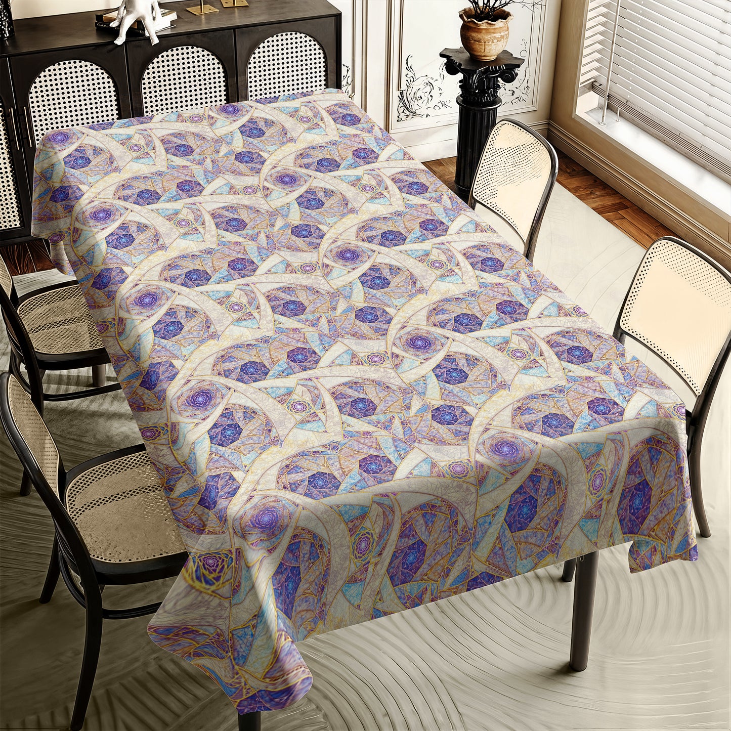 Cosmic Swirl Rectangle Tablecloth