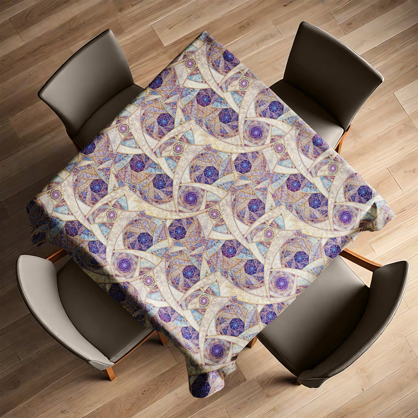 Cosmic Swirl Square Tablecloth