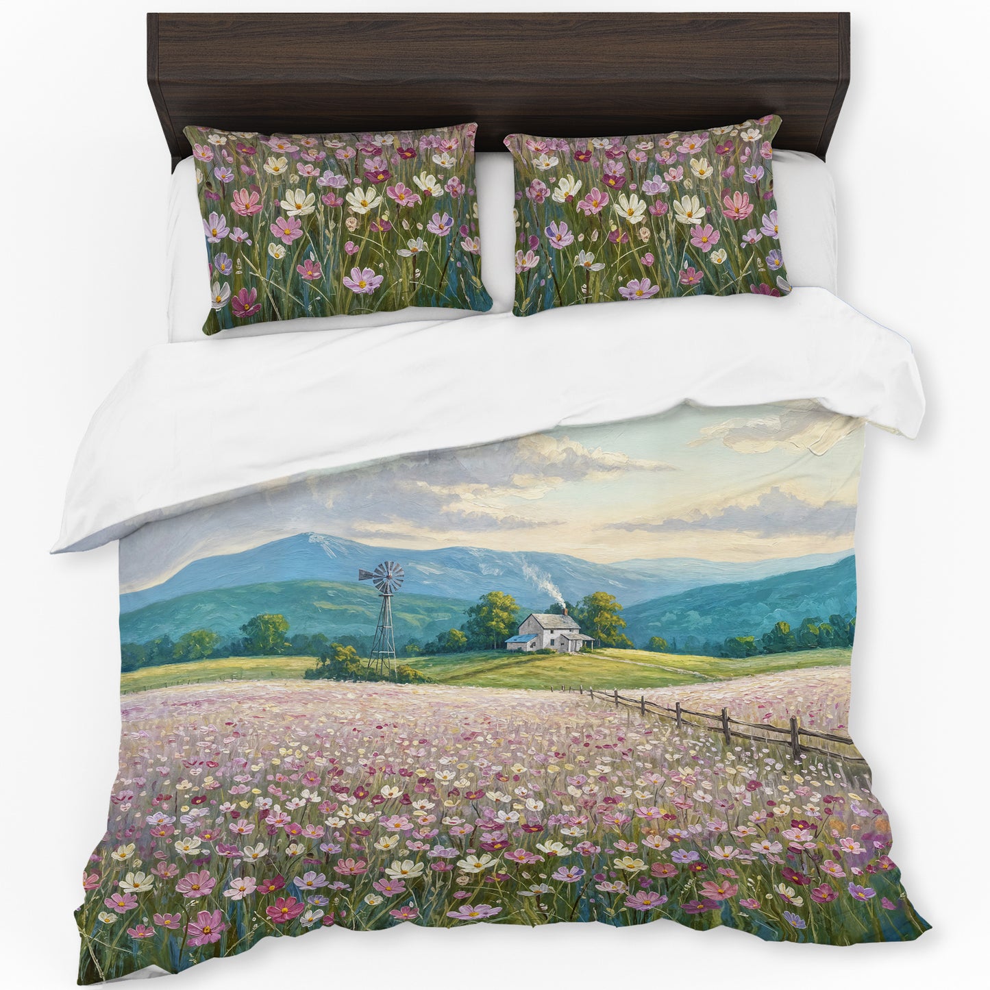 Cosmos Farm Harmony Duvet Cover Set