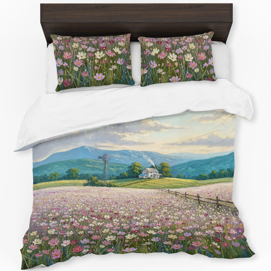 Cosmos Farm Harmony Duvet Cover Set