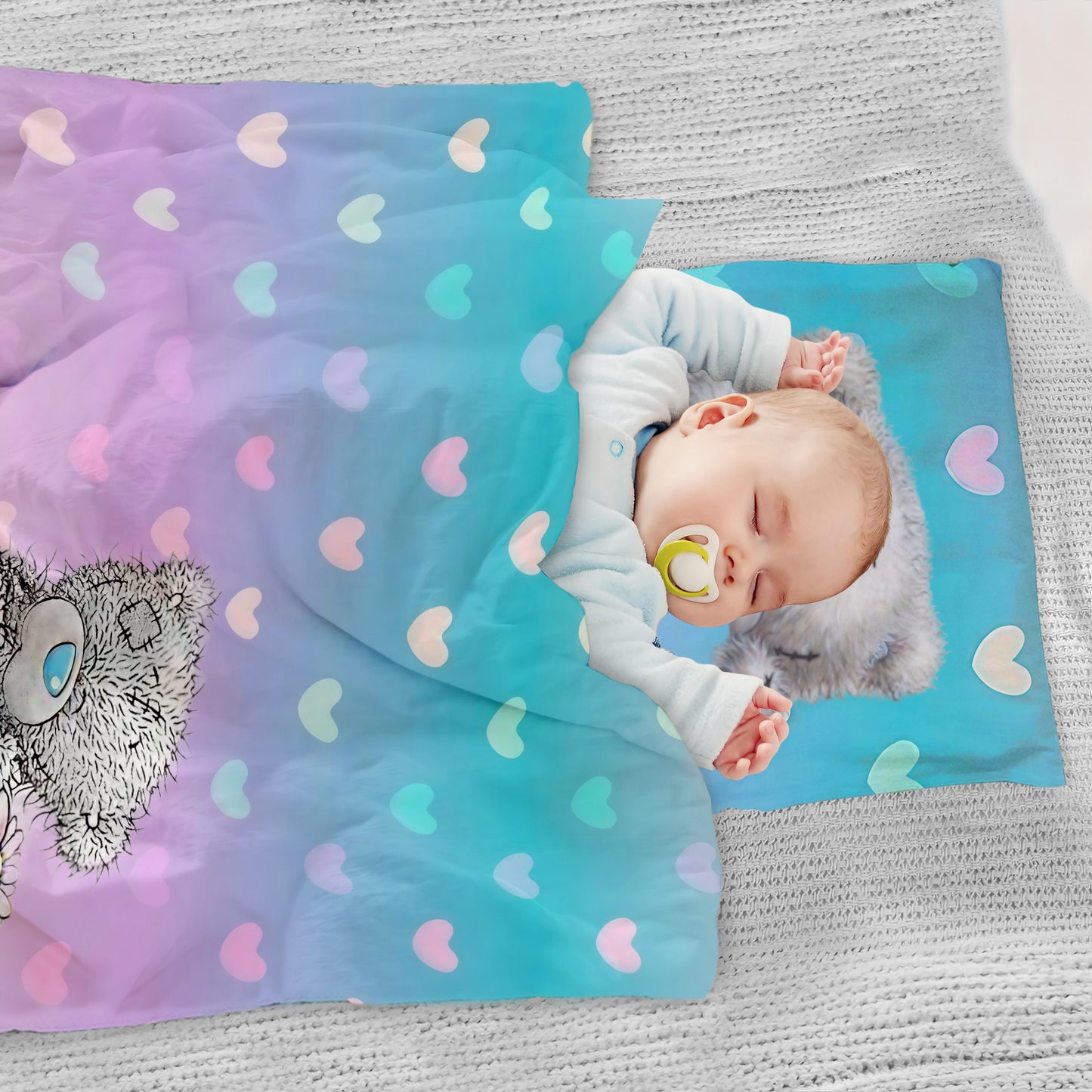 Cotton Bear Paws Cot Set