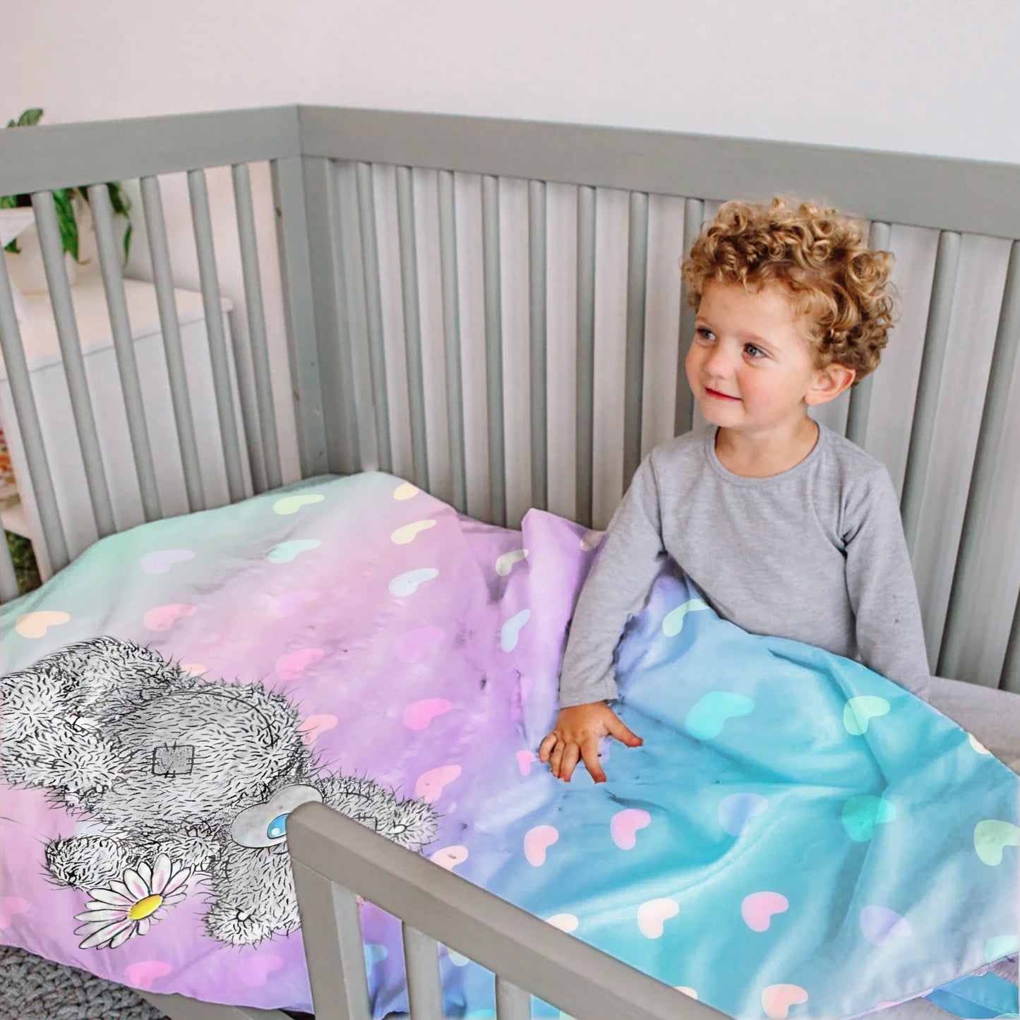 Cotton Bear Paws Cot Set