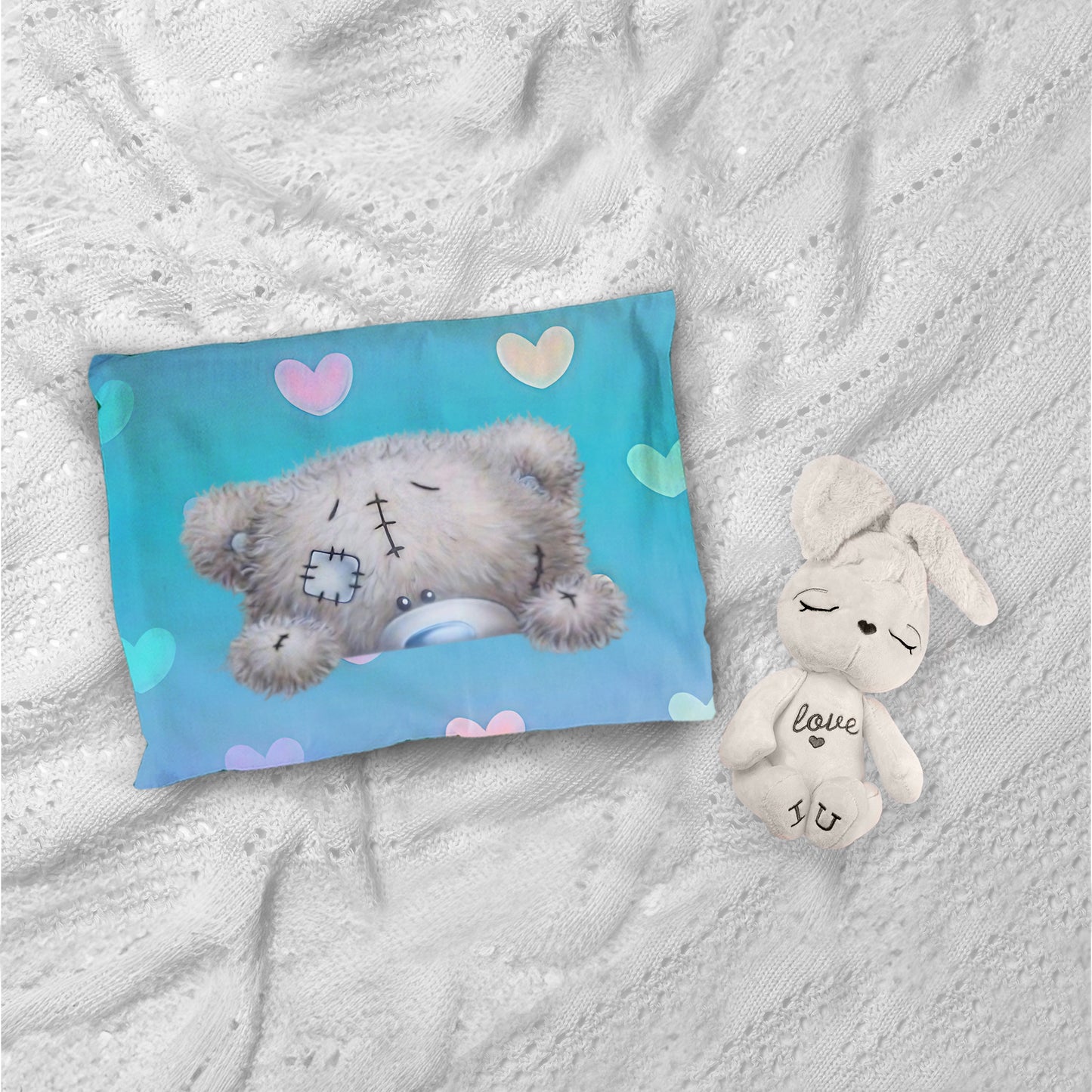 Cotton Bear Paws Cot Set