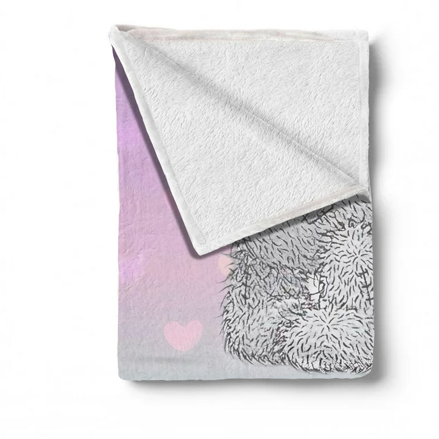 Cotton Bear Paws Minky Blanket