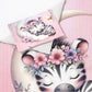 Cotton Candy Zebra Cot Set