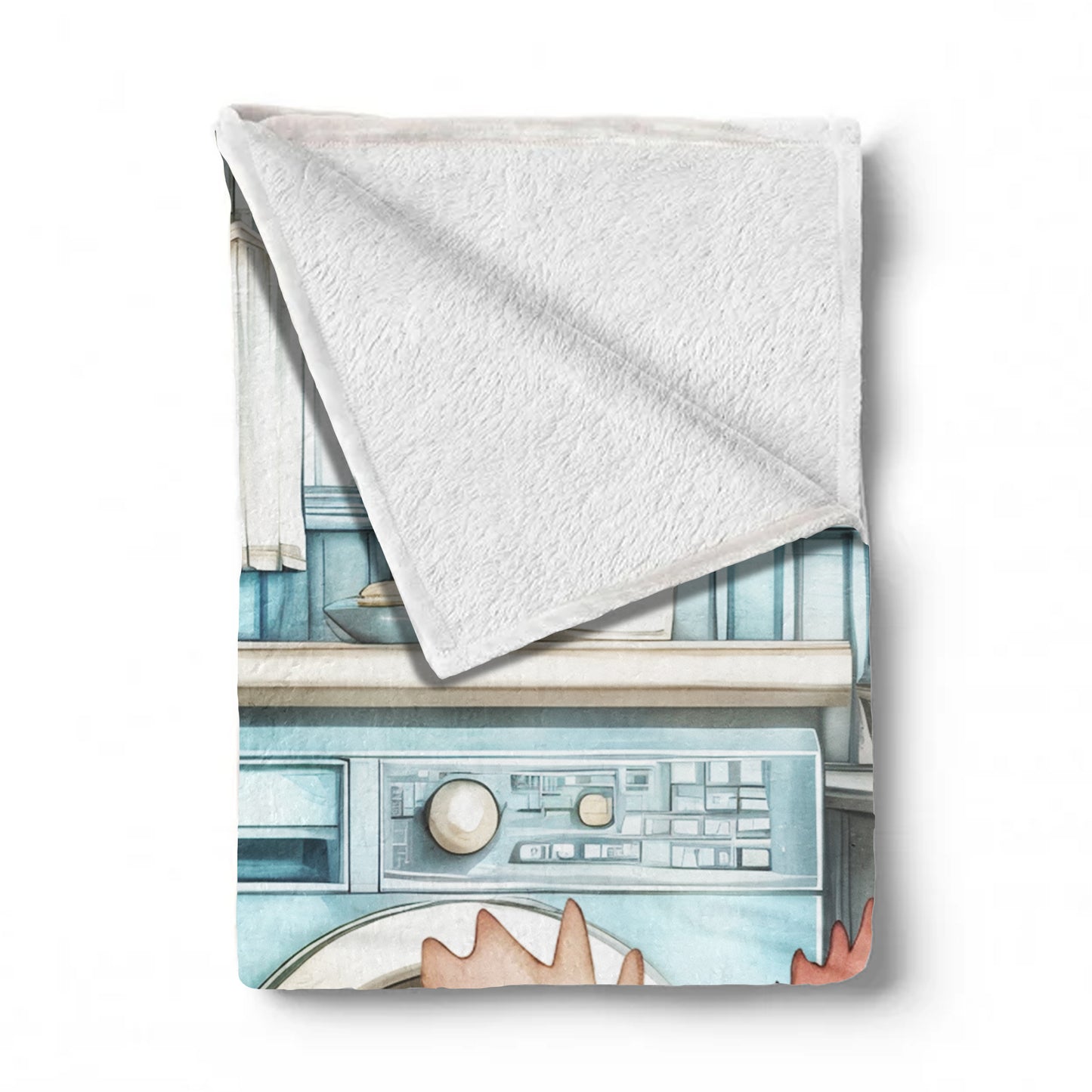 Country Cottage Chickens Light Weight Fleece Blanket