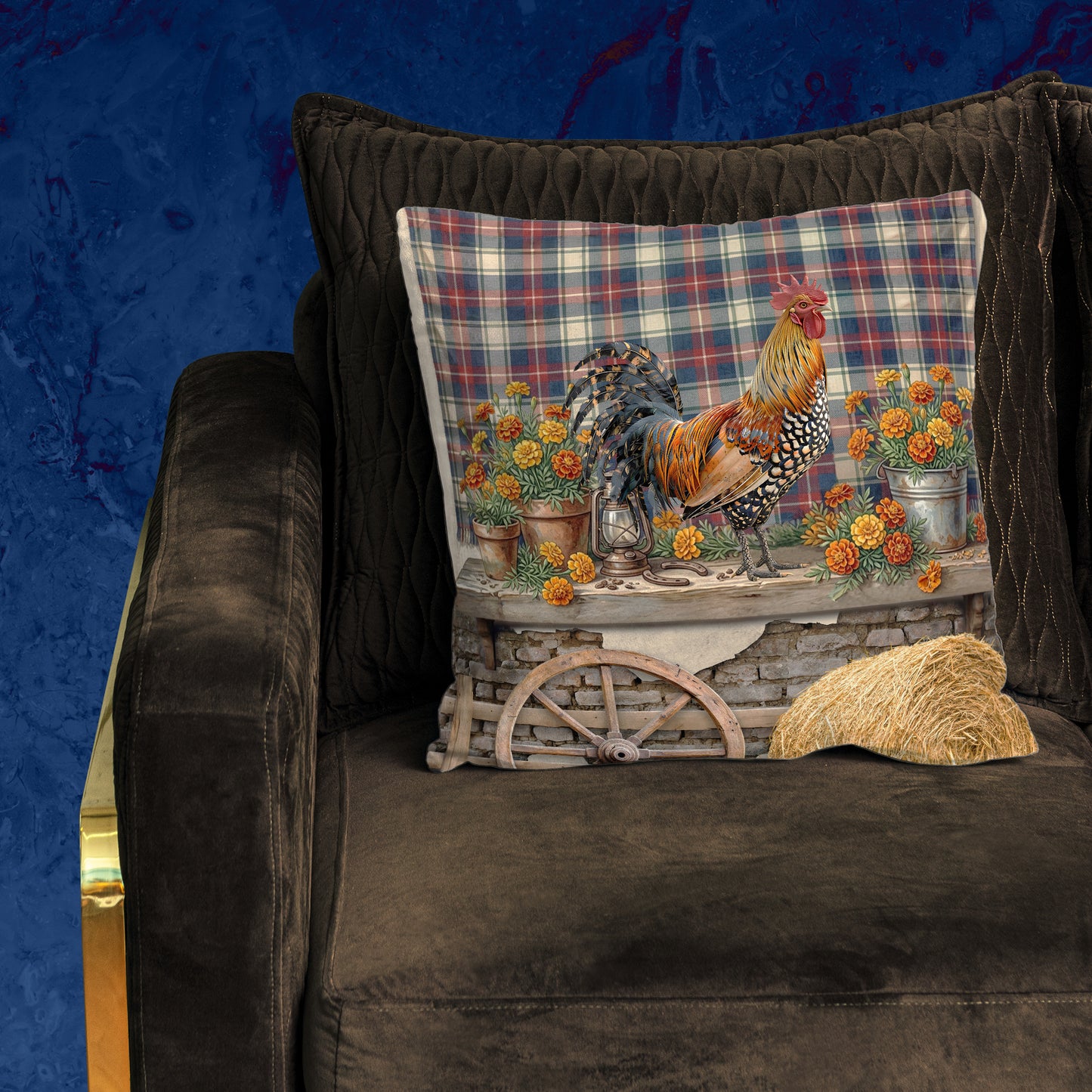 Country Living Rooster 2 Luxury Scatter